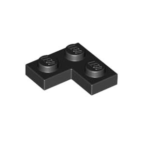 레고 부품 플레이트 검정색 Black Plate 2 x 2 Coner 242026