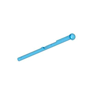 레고 부품 미사일 막대기 투명 다크 블루 Trans-Dark Blue Bar 8L with Round End (Spring Shooter Dart) 6065898