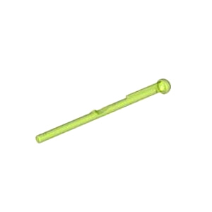 레고 부품 미사일 막대기 투명 밝은 녹색 Trans-Bright Green Bar 8L with Round End (Spring Shooter Dart) 6062599