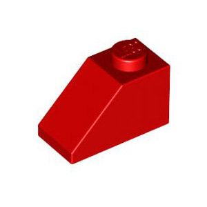 레고 부품 경사 슬로프 빨간색 Red Slope 45 2 x 1 4121934