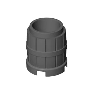 레고 부품 원통 진회색 Dark Bluish Gray Container, Barrel 2 x 2 x 2 6278986