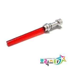 레고 부품 무기 스타워즈 광선검 투명 빨간색 라이트세이버 Minifigure, Weapon Lightsaber