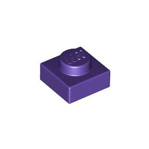레고 부품 플레이트 다크 퍼플 Dark Purple Plate 1 x 1 6231376