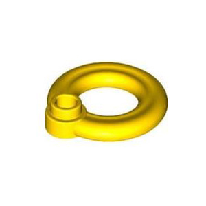 레고 부품 구명 튜브 노란색 Yellow  Minifigure, Utensil Flotation Ring (Life Preserver) 4527354