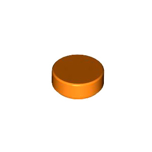 레고 부품 원형 타일 오렌지색 Orange Tile Round 1 x 1 6009459