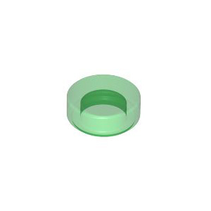 레고 부품 타일 원형 투명 녹색 Trans-Green Tile, Round 1 x 1 6274742