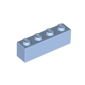 레고 부품 브릭 블럭 밝은 라이트 블루 Bright Light Blue Brick 1 x 4 6287903