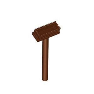 레고 부품 청소용 밀대 적갈색 Reddish Brown Minifigure, Utensil Push Broom 4211157