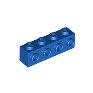 레고 부품 변형 브릭 파란색 Blue Brick, Modified 1 x 4 with 4 Studs on 1 Side 4212411