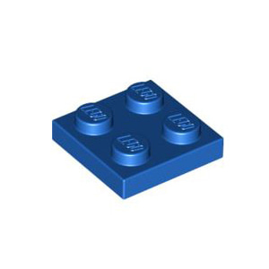 레고 부품 플레이트 파란색 Blue Plate 2 x 2 302223