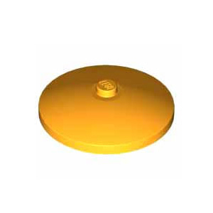 레고 부품 접시 모양 밝은 오렌지색 Bright Light Orange Dish 4 x 4 Inverted (Radar) with Solid Stud 6003002