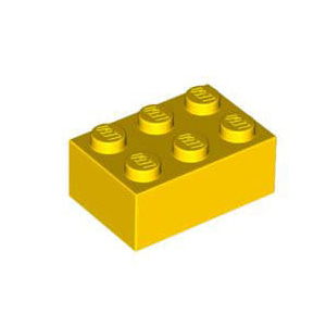 레고 부품 브릭 블럭 노란색 Yellow Brick  2 x 3 300224