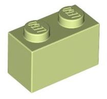 레고 부품 브릭 블럭 노란빛을 띠는 녹색Yellowish Green Brick 2 x 2 6104578