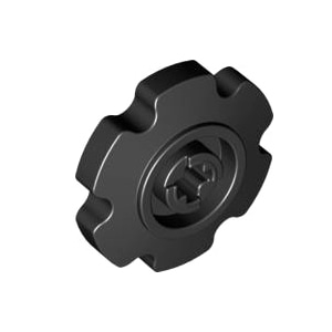 레고 부품 테크닉 휠 검정색 Black Technic Tread Sprocket Wheel Small 4662228
