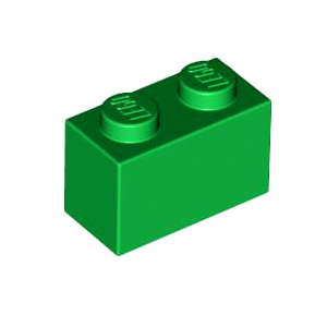 레고 부품 브릭 블럭 녹색 Green Brick 1 x 2 4107736