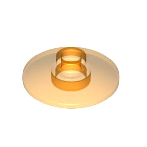 레고 부품 접시 모양 투명 오렌지색 Trans-Orange Dish 2 x 2 Inverted (Radar) 6245310