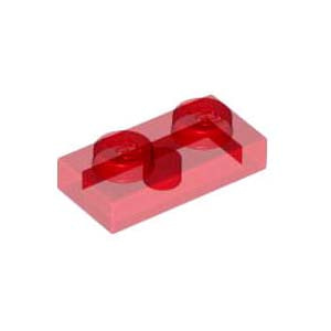 레고 부품 플레이트 투명 빨간색 Trans-Red Plate 1 x 2 6240212