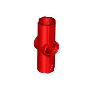 레고 부품 테크닉 커넥터 빨간색 Red Technic, Axle and Pin Connector Angled #2 - 180 degrees 4234429