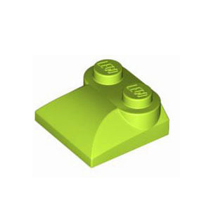 레고 부품 변형 브릭 라임색 Lime Brick, Modified 2 x 2 x 2/3 Two Studs, Curved Slope End 6025028