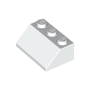 [USED변색있음]레고 부품 경사 슬로프 흰색 White Slope 45 2 x 3 4258358