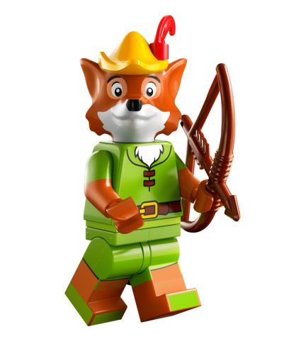 레고 피규어 100주년 디즈니 3탄 로빈후드  coldis100 Robin Hood , Disney 100 71038 (Complete Set with Stand and Accessories)[포장윗면살짝개봉]