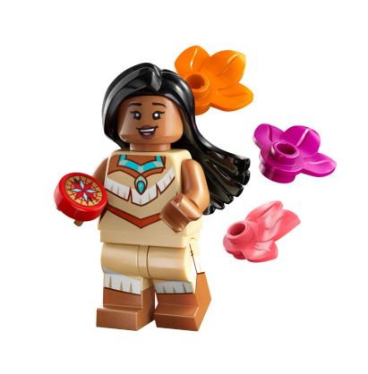 레고 피규어 100주년 디즈니 3탄 포카혼타스 coldis100 Pocahontas , Disney 100 71038 (Complete Set with Stand and Accessories)[포장윗면살짝개봉]